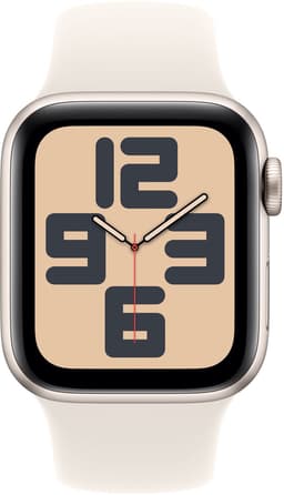 Apple Watch SE 2024 40mm Starlight Aluminium Case with Starlight Sport Band - S/M — thumbnail 3