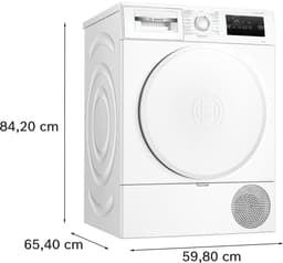 Bosch WTH8320AFG - Serie 4 - Wasdroger - Warmtepompdroger - 8 kg - NL/FR Display - Auto Dry: droogt automatisch tot de gewenste droogtegraad — thumbnail 17