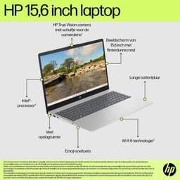HP Laptop 15-fd0048nd Intel® Core™ i5 i5-1334U 39,6 cm (15.6") Full HD 8 GB DDR4-SDRAM 512 GB SSD Wi-Fi 6 (802.11ax) Windows 11 Home Zilver — thumbnail 10