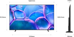 "Smart TV Samsung TU75U7005FKX 75 75"" 4K Ultra HD LED HDR - Smart TV" — thumbnail 3