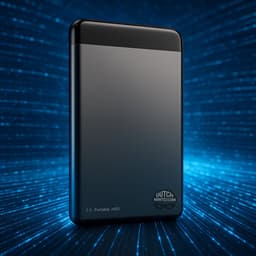 Dutch Wanted Draagbare HHD Externe Harde Schijf - 2TB Opslag - Snelle writing speed - Plug and play - Portable storage - Opslag extern pc of laptop - USB 3.2 - Snelle Harde schijf expansion — thumbnail 1