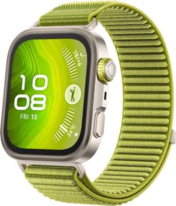 HUAWEI WATCH FIT 4 Pro - Groen geweven horlogeband | Ultra slank design | ECG Functie | Geavanceerde sportmodi | Tot 10 dagen batterijduur | Compatible met iOS & Android — thumbnail 3