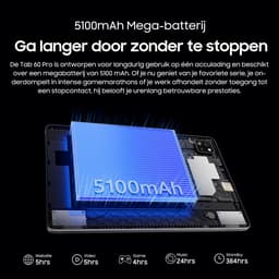 Blackview Tab 60 Pro Tablet - 4G - 8GB RAM - 128GB - 10.1 inch - Android 14 - Unisoc T606 Octa core - Widevine L1 - Grijs — thumbnail 6