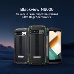 Blackview N6000 - Mini Robuuste Smartphone - 16GB RAM - 256GB - Helio G99 Octa Core - 4.3 inch - 4G Dual SIM - 48MP+16MP - Android 13 - IP68 Waterdicht - Handschoenmodus NFC GPS - Groen — thumbnail 11