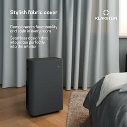 Klarstein Mobiele Airco AireLux Draagbare Airconditioner - 14.000 BTU, Smart App & Voice Control, voor kamers tot 30 m², 4-in-1 Koelen, Ontvochtiger, Ventilator & Slaapstand, Stil, Window Kit Inbegrepen, Donkergrijs — thumbnail 9
