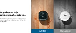 eufy Robotstofzuiger Omni E25, HydroJet dweilsysteem, 20.000 Pa zuigkracht, DuoSpiral borstels die ontklitten, CornerRover arm voor het schoonmaken van hoeken, alles-in-één station, voor gezinnen met huisdieren en kinderen. — thumbnail 19