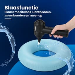 CarMe 2-in-1 Auto Stofzuiger - Zuigen & Blazen - Kruimeldief - 7 Opzetstukken - Oplaadbaar - Handstofzuiger - Air Duster - Zwart — thumbnail 9