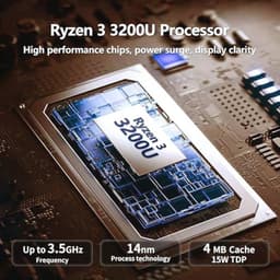 39.6 cm (15.6 inches), 2 in 1 laptop, Ryzen 3 3200U, processor, 16 GB RAM, 512 GB SSD, laptop, PC, 1080p laptop, RJ45, type C, USB 3.0, ultra-thin and lightweight — thumbnail 7