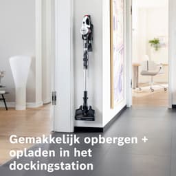Bosch Unlimited 7 – Steelstofzuiger Draadloos 220W – Draadloze Stofzuiger – Op Accu – Zonder Zak – BBS711W — thumbnail 10