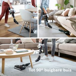 Bosch Unlimited 7 – Steelstofzuiger Draadloos 220W – Draadloze Stofzuiger – Op Accu – Zonder Zak – BBS711W — thumbnail 14