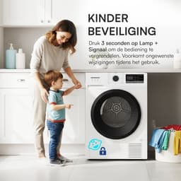 Heinner HHPD-M7N13PBKE++ Warmtepompdroger 7 kg – 16 Programma’s – Anti-Kreuk & Vochtigheidssensor – LED Display – Wit – 5 Jaar Garantie — thumbnail 11