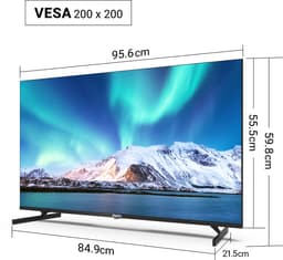 TuTu Android Smart TV - QLED 4K Ultra HD - 43 inch/109 cm - Frameless Design - Tripple Tuner DVB-T/T2/S/S2/C - HDMI x3, USB x2, CI+ - Voice Controle & Streaming apps - Geassembleerd in Eindhoven - TUQ43UN1 — thumbnail 8