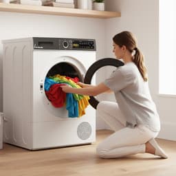 Fram FHPD-V9T2A++ Wasdroger - Warmtepompdroger- 9 kg - 15 Droogprogramma's - LED display - Uitgestelde start – Kinderslot – 5 Jaar Garantie – Wit — thumbnail 8