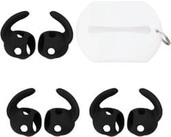 Cosensi - Oorhaken Anti-slip Siliconen Hoezen - B-eats Studio Buds 2021 Accessoires - Zwart