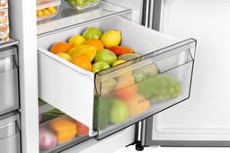 Hisense RS3P558NEID - Amerikaanse koelkast - No-Frost - 178 cm hoog - 544 liter - Energielabel D - Invriesvermogen 12 kg/24u - Geluidsniveau 37 dB - LED Display - SuperCool - FastFreeze - Deuralarm - Inverter Compressor - Multi Airflow — thumbnail 14