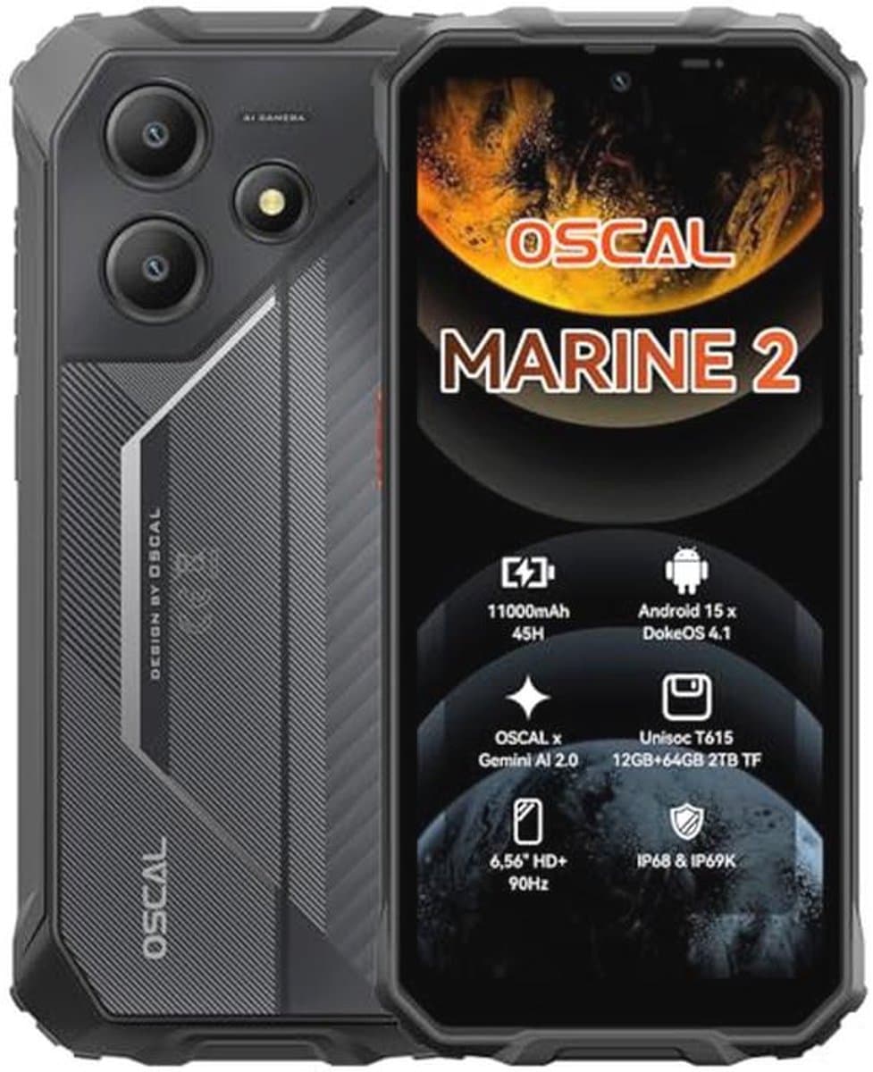 Robuuste Smartphone 2025 met 18GB RAM en 256GB Opslag | Onverwoestbare Telefoon met 15000mAh Batterij | 50MP + 32MP Camera | 6,67" FHD | Android 14 | NFC, GPS, en Vingerafdruk — afbeelding 1