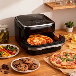 Aigostar Airfryer XL Surface - 4L - Voor Pizza - Zwart — thumbnail 6