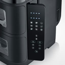 Severin FR 2468 S-Fry Duo Stack - Dubbele Airfryer- Heteluchtfriteuse - 2x 5,5 Liter boven elkaar - Ruimtebesparend — thumbnail 5