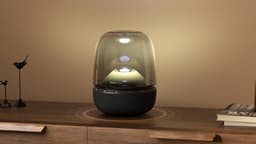 Harman Kardon Aura Studio 5 - Premium Bluetooth Design Speaker - 360° Geluid & Ambient Lighting - Draadloze Luidspreker met Subwoofer - Zwart — thumbnail 7