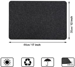 2 stuks – Airfryer hittebestendige matten – Aanrecht hittematten – Koffiezetapparaatmat – Ovenbeschermmat – 44×30 cm – Hittebestendige onderzetter – Geschikt voor airfryers en keukenbladen — thumbnail 2