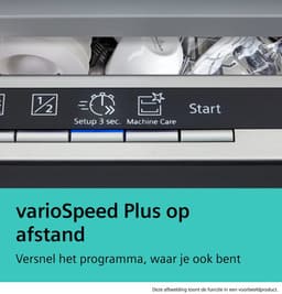 Siemens - inbouw vaatwasser - SN63HX02CN - iQ300 - Home Connect - Besteklade - varioSpeed Plus — thumbnail 8