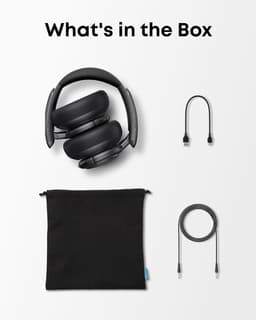 Soundcore by Anker Life Q30 Hybrid Active Noise Cancelling Headphones with Multiple Modes, Hi-Res Sound, 40H Playtime, Fast Charge, Soft Earcups, Bluetooth Headphones, Travel - Zwart — thumbnail 12