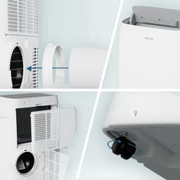 Auronic Mobiele Airco - 12.000 BTU - 4-in-1 - Airconditioning met 2 Raamafdichtingskits - Ventilator - Ontvochtiger - Tot 35m² - Wit — thumbnail 10