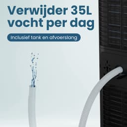 Auronic Mobiele Airco - 7.000 BTU - 3-in-1 - Airconditioning met 2 Raamafdichtingskits - Ventilator - Ontvochtiger - Tot 20m² - Zwart — thumbnail 10