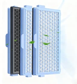 Namajunas - 3 Stuks Actieve HEPA Filter - Stofzuigeraccessoires - Geschikt voor Miele Stofzuiger Onderdelen - Geschikt voor Miele Compact C1 & C2, Complete C2 & C3, S8340, S4, S5, S6, S8, S4000–S8999 en Guard L1/ M1/ S1 stofzuigers — thumbnail 1
