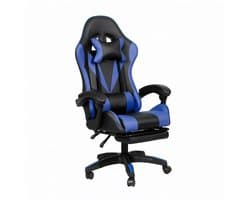 Bayt Gamestoel - Gaming chair - Gamingstoel - Comfort gamer stoel - Zwart en Donkerblauw