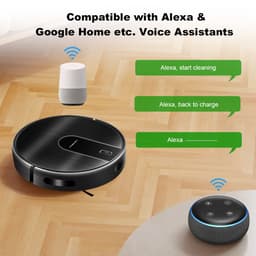 LIECTROUX N7S-U – 2-in-1 Robotstofzuiger en Laveur met Gyroscoop Navigatie, 5200 mAh, App/Alexa/Google Besturing — thumbnail 9