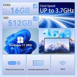 Acemagic LX15PRO Laptop | 15.6" FHD IPS Display | AMD Ryzen 3 4300U | AMD Radeon Graphics | 16GB DDR4 | 512 SSD | Wi-Fi 5 | Windows 11Pro — thumbnail 2