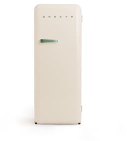 CREATE - Koelkast in retrostijl - Gebroken wit - Handvat Sage - FRIDGE RETRO 281L — thumbnail 1