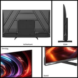 CHiQ L40QST - Smart TV 40 Inch - QLED Pro Google TV - Full HD - Randloos Metal Design - Dolby Audio - Nieuw — thumbnail 3