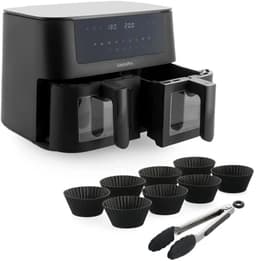 GreenPan Bistro Dual Zone airfryer 2x 4L + 9-delige bakset — thumbnail 1