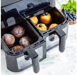 GreenPan Bistro Dual Zone airfryer 2x 4L + 9-delige bakset — thumbnail 4