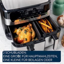 Tefal Jamie Oliver 8,3L dubbele airfryer EY90JDE1 — thumbnail 6