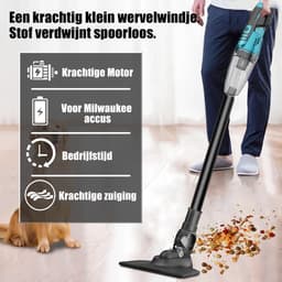 Handstofzuiger, 4-in-1 draadloze autostofzuiger, mini-stofzuiger met borstelloze motor, oplaadbare draagbare luchtblazer voor thuis, auto, kantoor en huisdierenharen — thumbnail 6