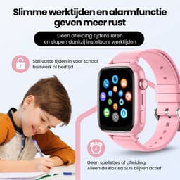 Protectly® GPS Horloge Kind Met Simkaart - 4G - SOS Knop - Smartwatch Kinderen - GPS Tracker Kind - Kinder Smartwatch - Videobellen - HD Camera - Whatsapp en SMS - Elke polsmaat - Incl. Simkaart — thumbnail 9
