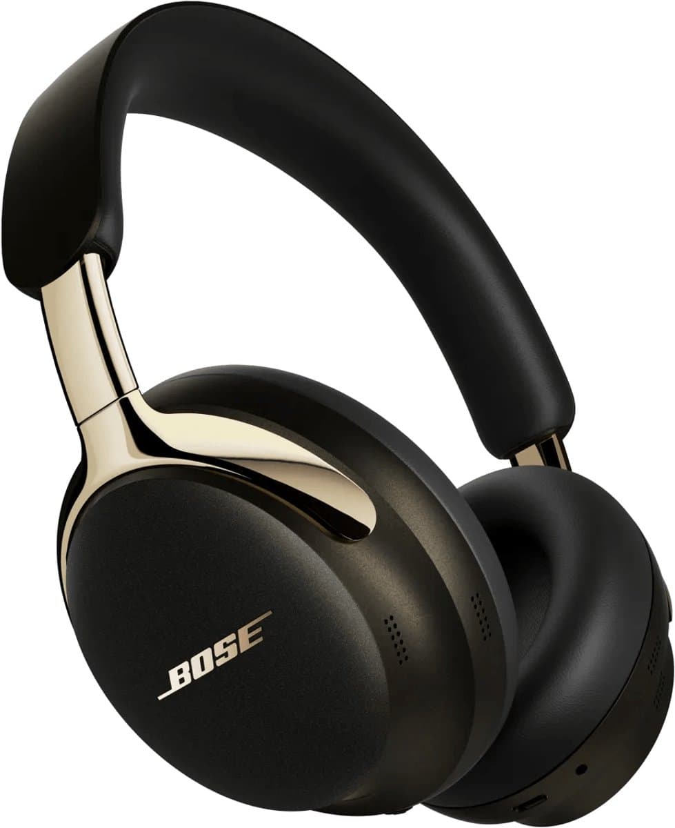 Bose QuietComfort Ultra Headphones (2nd Gen) – Draadloze over-ear koptelefoon – Active Noise Cancelling – Zwart / Goud — afbeelding 1