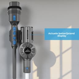 Innova® PowerVac Steelstofzuiger Draadloos - 500 Air Watts - met 4 verschillende opzetstukken - Draadloze Stofzuiger - Zonder zak op accu - Vacuum Cleaner — thumbnail 4