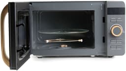 DOMO DO3420 Microgolfoven Solo ‘Wood You’ - Magnetron - Vrijstaand - 20 L - 700 W - Houtlook Handvat — thumbnail 8