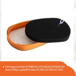 Replacements® filters geschikt voor Philips SpeedPro Max - 8 stuks - vervangt onderdeel FC8009 / CP0663/01 — thumbnail 2