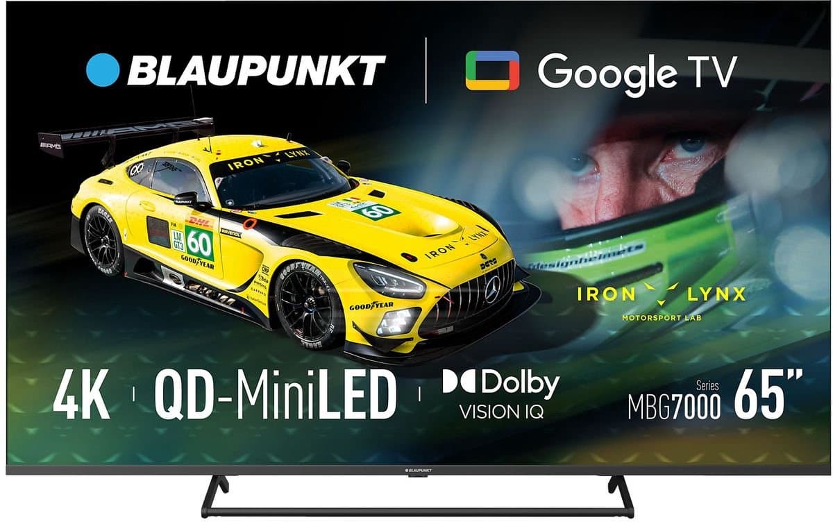 Blaupunkt 65MBG7000S – 65 inch 4K UHD QD Mini-LED TV – Google TV – HDR10 – Dolby Audio — afbeelding 1