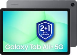 Samsung Galaxy Tab A11 Plus - 5G - 128GB - Gray + 1 jaar extra garantie — thumbnail 1