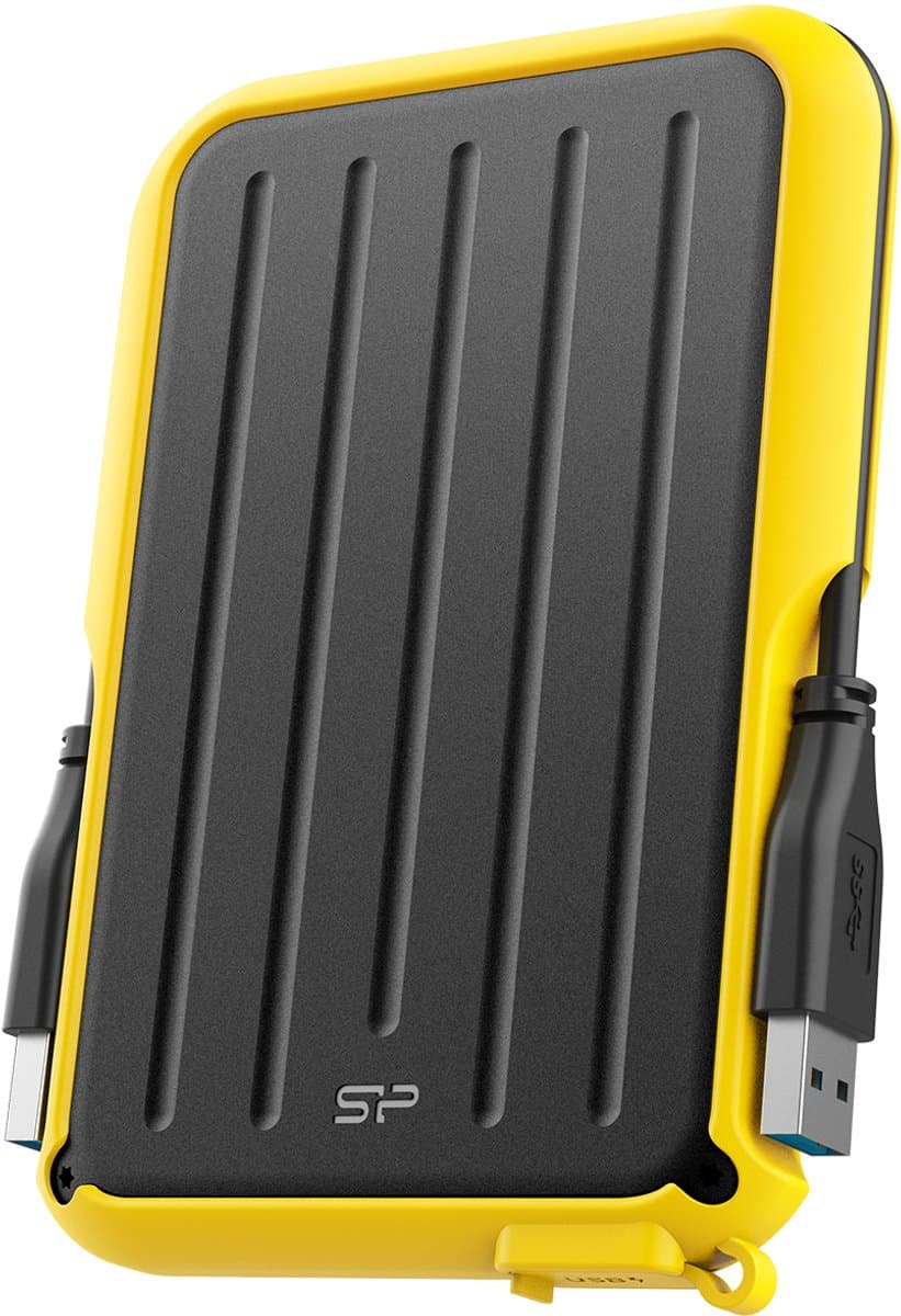 Silicon Power - Armor A66 - Portable USB 3.2 - Externe Harde Schijf - 2TB - Geel — afbeelding 1