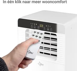 Mobiele Airconditioner tot 25 m² | Koeler & Ontvochtiger met Natuurlijk Koudemiddel | 7.000 BTU/h | Voor Thuis & Kantoor — thumbnail 7