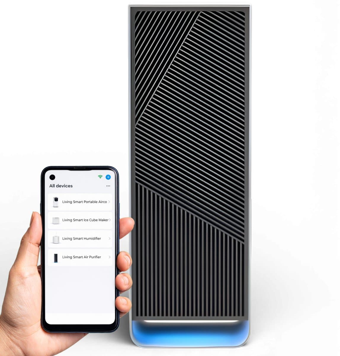 LivingSmart™ LSL200S Luchtreiniger / Air Purifier – HEPA H13 + Koolstoffilter – 230 m³/u – Tot 45 m² – Verwijdert Fijnstof & Geuren — afbeelding 1