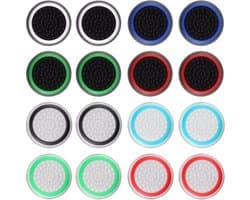 Thumb grips - 8 Paar = 16 Stuks - Geschikt voor de volgende game consoles: PS3 - PS4 - PS5 - Xbox - Xbox One - Xbox 360- Thumbgrips - Gaming accessoires - Playstation - Pro gaming set - Thumb grips voor controllers - Thumbs