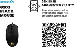 Logitech G203 LIGHTSYNC - Bedrade Gaming Muis - RGB verlichting - Zwart — thumbnail 23